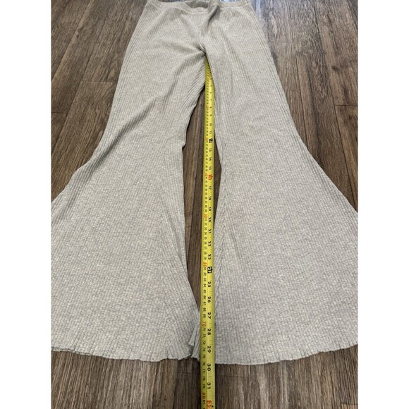 Aerie Ribbed Beloit Wide‎ Leg Pants Medium Gray - Picture 8 of 9